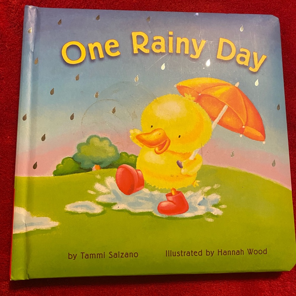 Tiger Tales “One Rainy Day” Children’s cheery padded book introducing colors ❤️